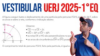 Uerj 2025 Correção Q 31 Arco na Circunferência Matemática [upl. by Nivloc]