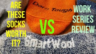 Darn tough sock vs smartwool work series review and Try on [upl. by Alair]