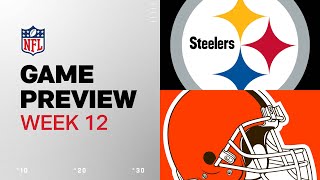 Pittsburgh Steelers vs Cleveland Browns  2024 Week 12 Game Preview [upl. by Edveh262]