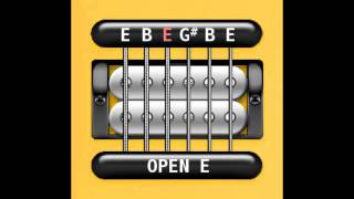 Perfect Guitar Tuner Open E  E B E G B E [upl. by Doggett]