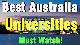 Top 7 Universities in Australia  Hindi   Where you Should go for Study in Australia [upl. by Yelnek8]