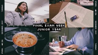 finals week study vlog  premed neuroscience → fall 2019 [upl. by Llertak110]