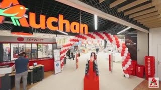 Rénové modernisé et convivial découvrez le nouvel Auchan Dardilly [upl. by Githens]