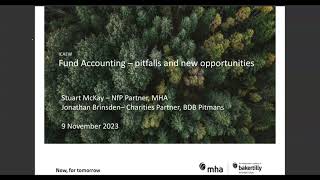 ICAEW Fund Accounting – pitfalls and new opportunities [upl. by Monson594]