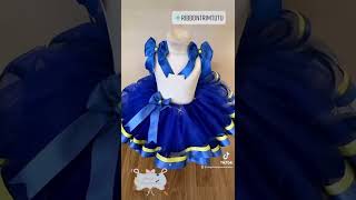 💙💛 Ribbon Trimmed Tutu Dress 💙💛 by Angels Emporium Tutu’s [upl. by Arimak263]