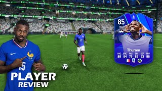 85 THURAM SBC PLAYER REVIEW  FC 25 ULTIMATE TEAM [upl. by Ahtekal]