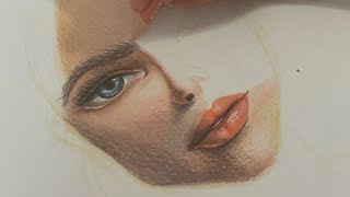 Realism drawing tutorial Face Coloring [upl. by Gaultiero]