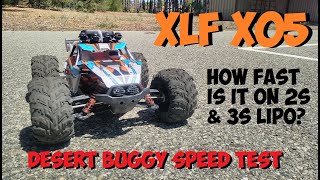 XLF X05 Max Speed Testing on 2S amp 3S Lipos  How Fast Is It [upl. by Desiri]