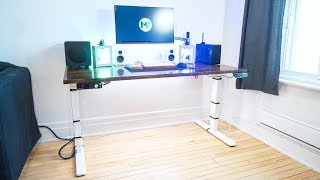 Should You Invest In A Standing Desk  PrimeCables SitStand DualMotor Desk Frame Review [upl. by Emearg608]