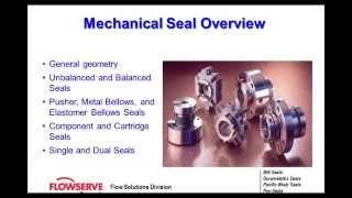 Mechanical Seal Fundamentals  Webinar Session 2  Siewert Equipment [upl. by Huebner587]