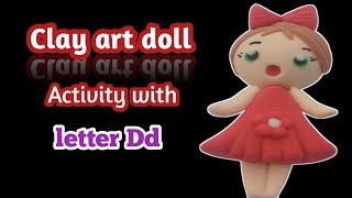 How to make Red ♥️ Doll  Clay Art Doll  China clay idea Clay Rtist [upl. by Skelly]