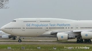 GE Propulsion Test Platform N747GFTPE [upl. by Leagiba]