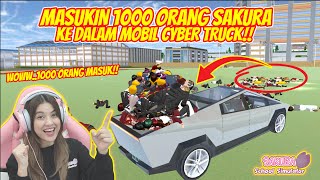 KITA KUMPULIN 1000 ORANG SAKURA TAROH DI BAK CYBER TRUCK BISAKAH SAKURA SCHOOL SIMULATORPART 806 [upl. by Netsirt]