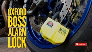 OXFORD BOSS ALARM LOCK DISK LOCK VIDEO [upl. by Eilyac835]