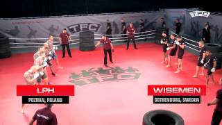 Fight 1 of the TFC Event 1 LPH Poznan Poland vs Wisemen Gothenburg Sweden [upl. by Alael]