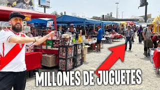 EL TIANGUIS DE JUGUETES MÁS GRANDE DE LATINOAMERICA MANYA PERU [upl. by Ahsekad]