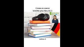 Слова из книги Schritte plus Neu A11 Lektion 2  Словарный запас [upl. by Onateag]