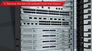 Huawei S Series Switches MaintenanceReplacing a CSS Subcard of the Switch [upl. by Ojela]