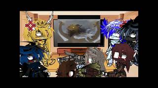 Kaijus  Minus one  Heisei React to Shimo vs King Ghidorah Gacha Club [upl. by Drofxer]