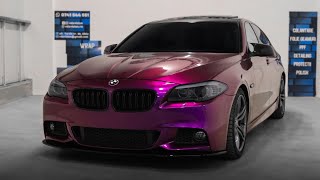 BMW F10 •VL 79 NIS•  Grape Purple [upl. by Areehs]