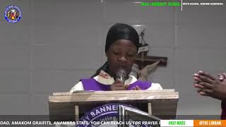 OUR ALL NIGHT LIVE VIGIL WITH EVANG JEROME OGBONNA HOLY MASS [upl. by Ytinav]