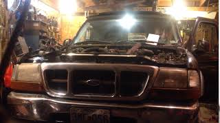 2000 ranger diesel swap Isuzu d201 startup [upl. by Perseus]