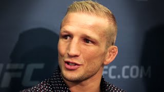 UFC 200 TJ Dillashaw Believes Urijah Faber should Retire for His Wellbeing [upl. by Evot]