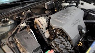 How to install a drive belt on a Buick [upl. by Nolek]