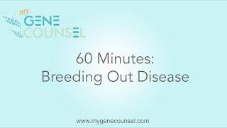 60 Minutes Breeding Out Disease  My Gene Counsel [upl. by Erund]