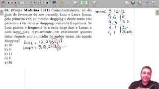 Pucpr Medicina 2021 Coincidentemente no dia doze de fevereiro do ano passado Luiz e Laura foram [upl. by Abernon]