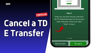 How to Cancel a TD E Transfer on iPhone  Cancel E Transfer TD Mobile App 2024 UPDATED [upl. by Bodwell]