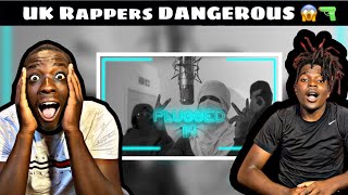 AMERICAN REACTION TO Plugged In W FumezTheEngineer CGE TT X Mobz X S13   Pressplay [upl. by Narat]