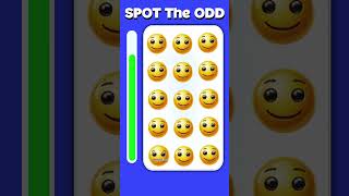 HOW GOOD ARE YOUR EYES  Part 41  spot the odd emoji out emoji quiz emojichallenge [upl. by Ahsekel]