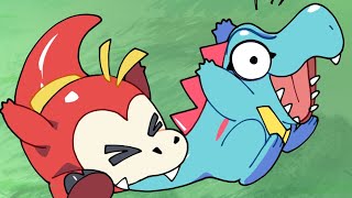 Fuecoco vs Totodile [upl. by Obelia]