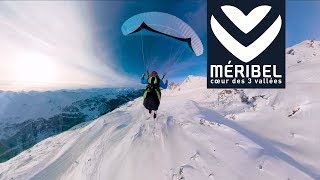 Méribel  GoPro ski et parapente [upl. by Lodovico]