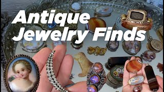 Antique Jewelry finds Victorian Georgian Edwardian ♥️ [upl. by Ruben]