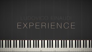 Experience  Ludovico Einaudi \\ Synthesia Piano Tutorial [upl. by Deana]