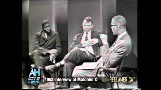 Reel America Preview Interview of Malcolm X  Oct 11 1963 [upl. by Assile]