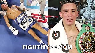 OSCAR VALDEZ FULL POSTFIGHT AFTER SLEEPING MIGUEL BERCHELT  PRESS CONFERENCE COVERAGE [upl. by Anaeco]