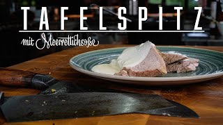 Kalbstafelspitz mit Meerrettichsoße – Kochen im Tal [upl. by Ardnasirk53]