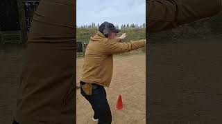 Concealed carry pistol draw Israeli style Unchambered carry tactical glock tacticalshooter [upl. by Timrek]