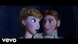 La Puerta es el Amor De quotFrozen Una Aventura CongeladaquotCon letra [upl. by Mcgannon]