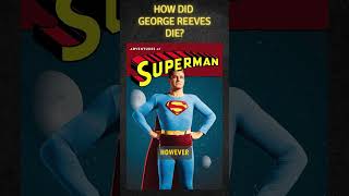 How did George Reeves die superman hero tv actor history hollywoodlegend movie hollywood [upl. by Nylahsoj162]