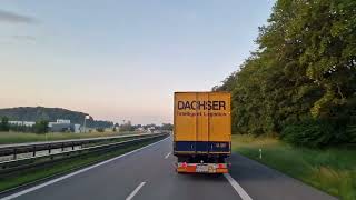 Von Parsberg im Convoy nach Deggendorf Ums Eck nach Hengersberg laden Holz für Kärnten [upl. by Spears]