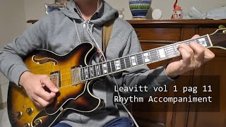 Leavitt vol 1 pag 11 Rhythm Accompaniment [upl. by Annwahsal]