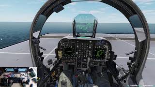 DCS  Harrier Jump Jet Jedi  Virpil Controls [upl. by Laius]