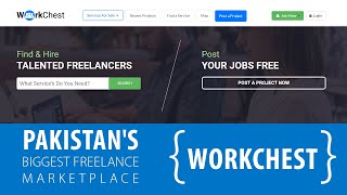 httpsworkchestcom  Pakistans First and Largest Freelance Marketplace [upl. by Aneem]