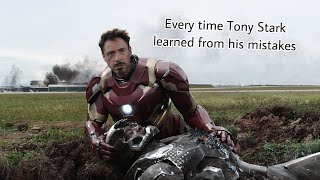 Every time Tony Stark learned from his mistakes [upl. by Elrak]