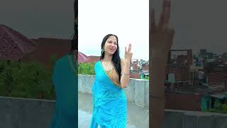 mausam ki baarish baarish paani rain song viral trending youtube gaurigiri shorts acting [upl. by Ecyned]