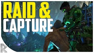 OUR FIRST CAPTIVE amp RAID  Ark Aberration Expansion Pack PVP 10 [upl. by Gnof625]